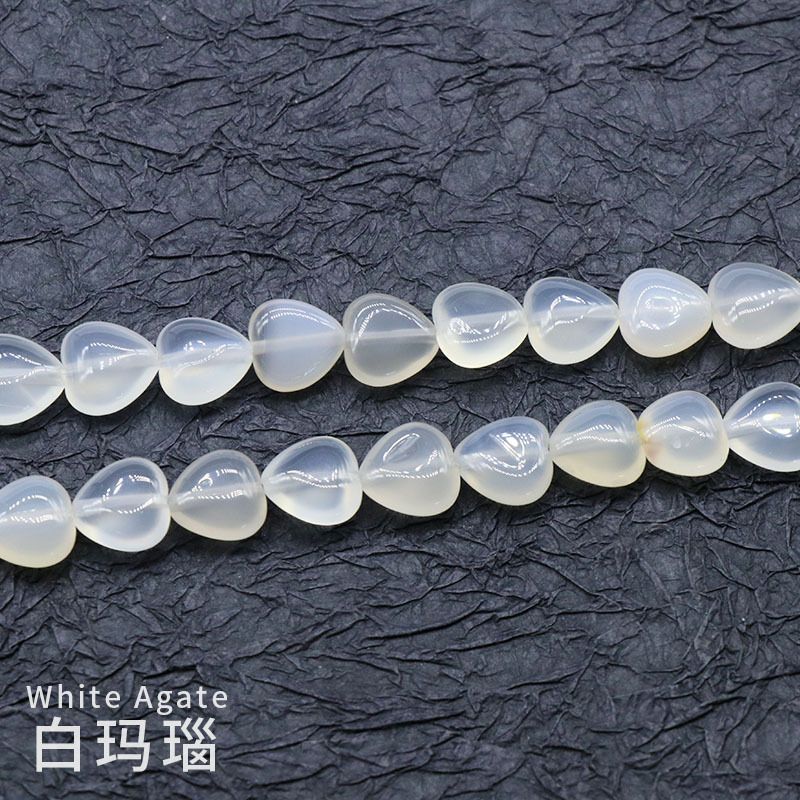 10Mm contas de amor, contas soltas de pedra semi-preciosa de ágata de cristal pulseira DIY colar brincos acessórios de jóias material