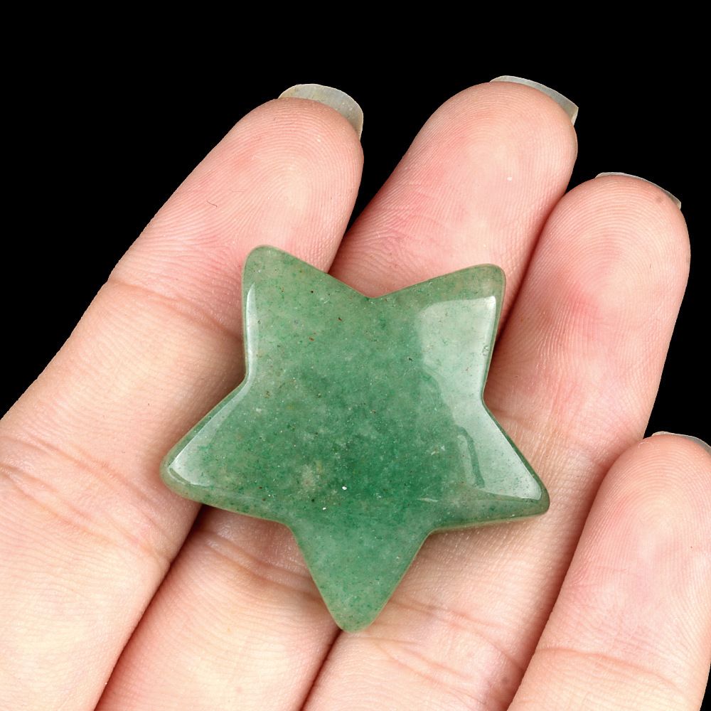 1433-30Mm pentagrama de cristal natural ágata estrela de pedra lua DIY estrela não porosa acessórios material