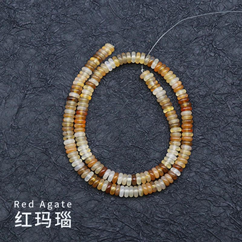 700-Pedra semipreciosa de ágata de cristal natural 2 * 6 espaçador pulseira de contas DIY colar brincos acessórios de jóias material