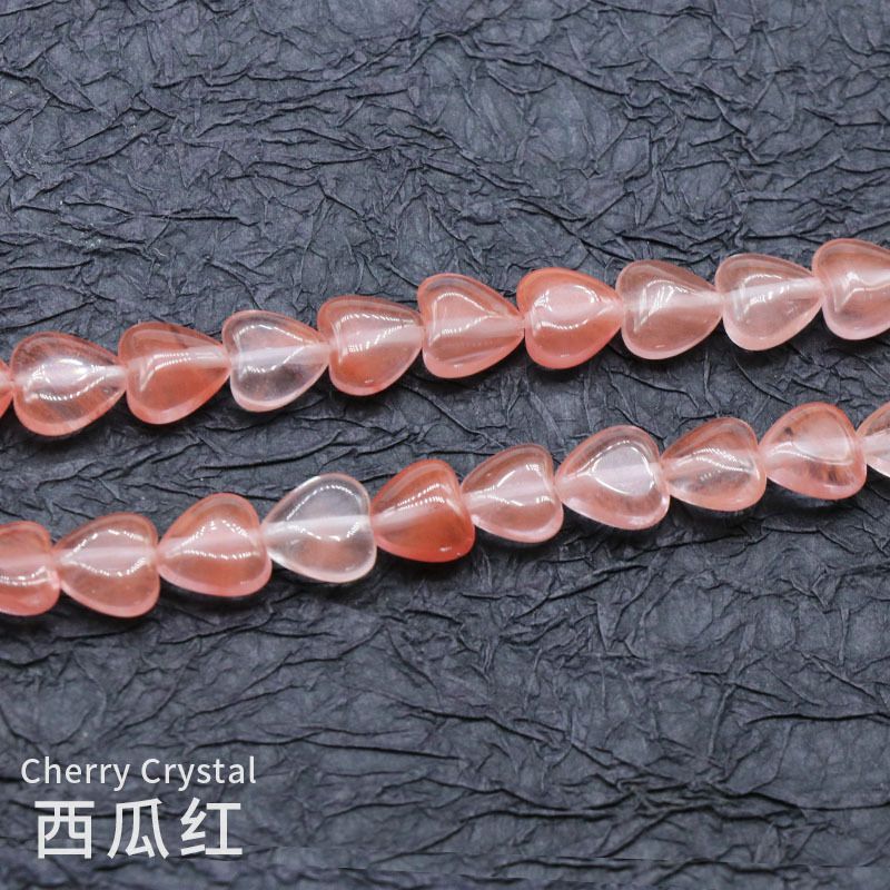 10Mm contas de amor, contas soltas de pedra semi-preciosa de ágata de cristal pulseira DIY colar brincos acessórios de jóias material