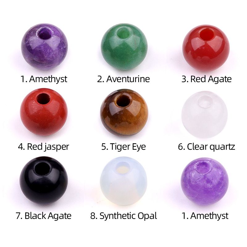 2019-Grandes contas de buraco de cristal natural ágata pedra grande buraco solto contas 18mm buraco 5mm DIY jóias materiais de vestuário