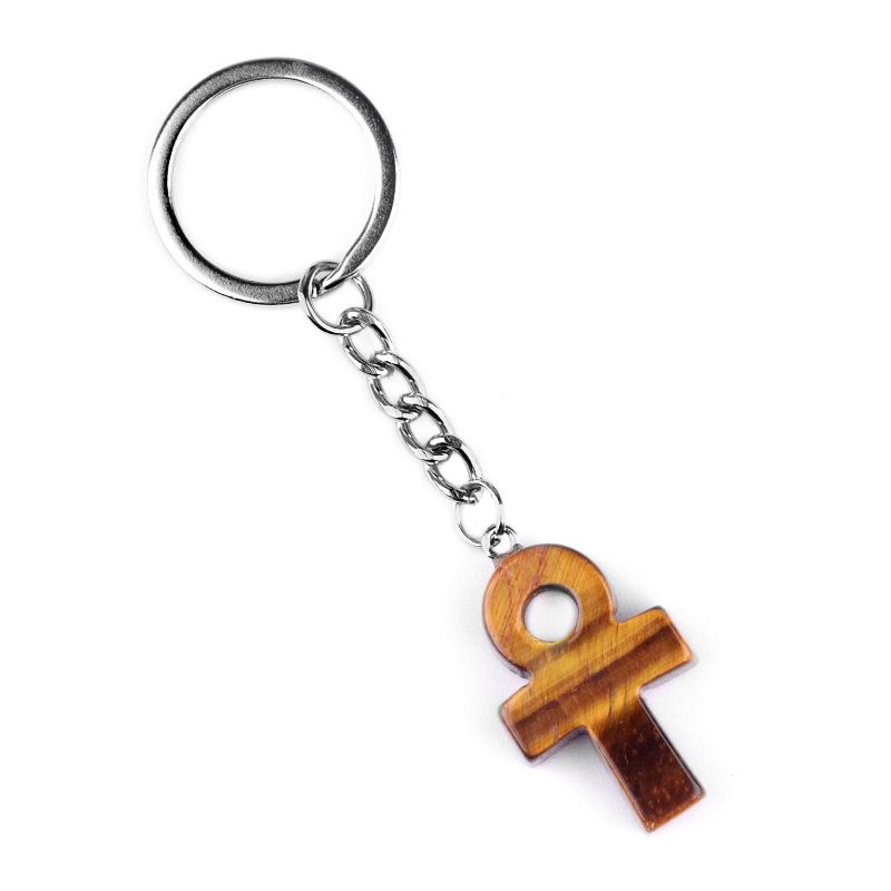 2002-Ametista Anka Cross Keychain Antiga Pedra Egípcia Símbolo de Vida DIY Pingente De Decoração De Casa