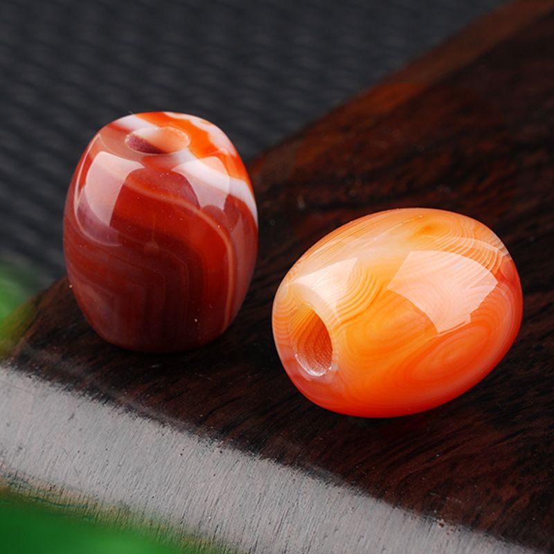 Contas de buraco grande cristal ágata jade balde contas Grande buraco solto contas 16 × 18mm abertura 5mm acessórios de jóias