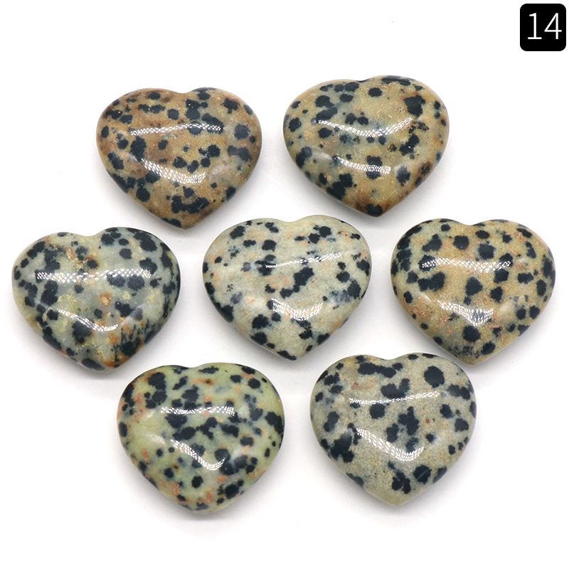 1451 - Pedra de Cristal Natural 20mm Ornamento de Pedra em Forma de Coração Sem Buracos Semi-Precioso Coração de Pêssego Decoração DIY