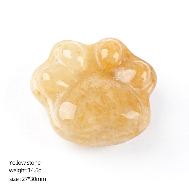 Enfeite de garra de gato de cristal natural DIY micro-paisagem não porosa esculpindo pedras preciosas ágata garra de gatinho decorativo gato garra de cristal