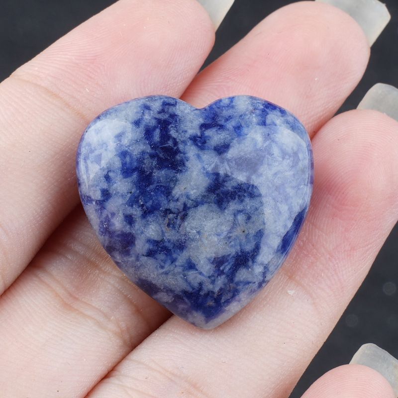 25Mm pedra de cristal natural amor pequeno ornamento pedra natural não porosa em forma de coração pedra solta