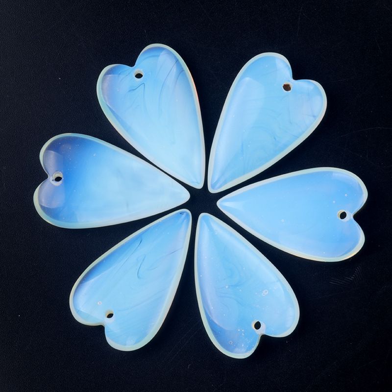 25 * 40 longo amor casal DIY material artesanal cristal ágata pêssego colar acessórios com buracos