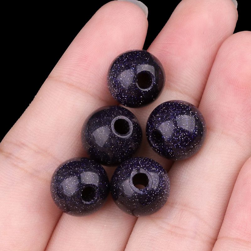 2197-Grânulos de buraco grande Ágata de cristal contas soltas 12mm buraco 3mm grande buraco DIY roupas pedra natural contas soltas acessórios