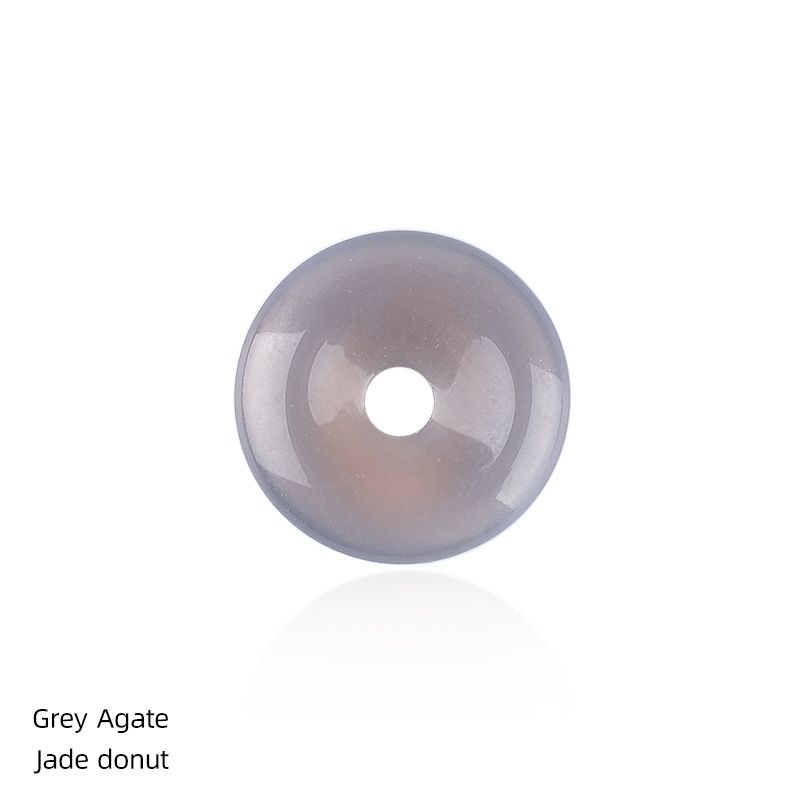 Pingente de fivela de segurança de cristal natural, uma variedade de novos chineses Huaigu ágata jade esculpindo fivela de segurança de cristal em pó redondo