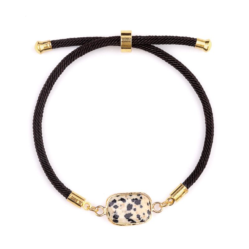 2094-Ametista em pó cristal olho de tigre pedra ajustável pulseira de seção retangular, jóias de venda quente em pontos cênicos