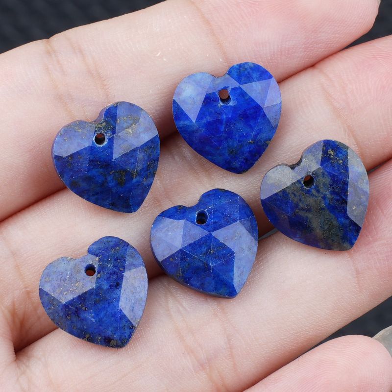 13Mm cristal ágata jade corte amor pingente DIY colar pulseira brincos jóias acessórios material