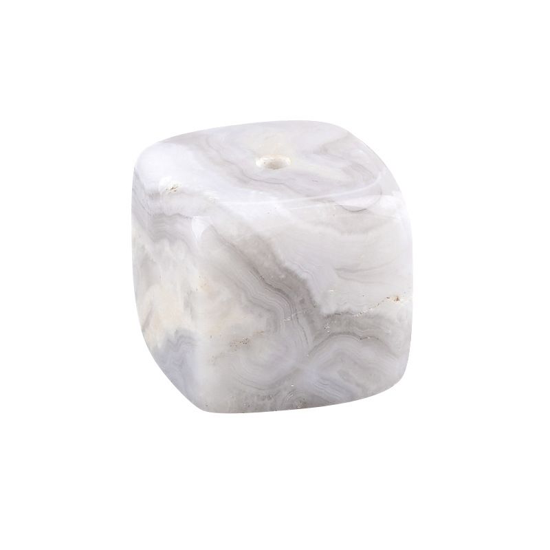 Incenso de cristal natural base plug criativo casa escultura em pedra áspera único buraco quadrado pedra preciosa fio de ágata incenso titular
