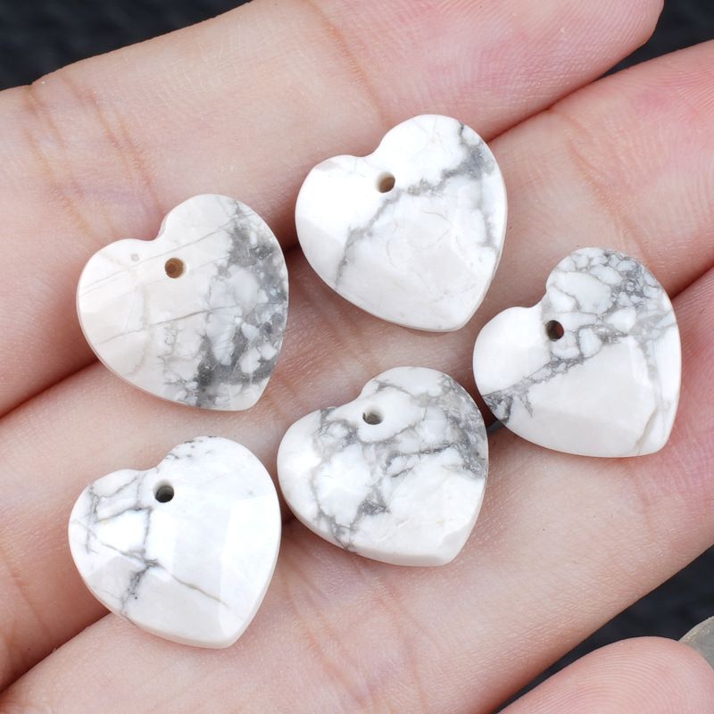 13Mm cristal ágata jade corte amor pingente DIY colar pulseira brincos jóias acessórios material