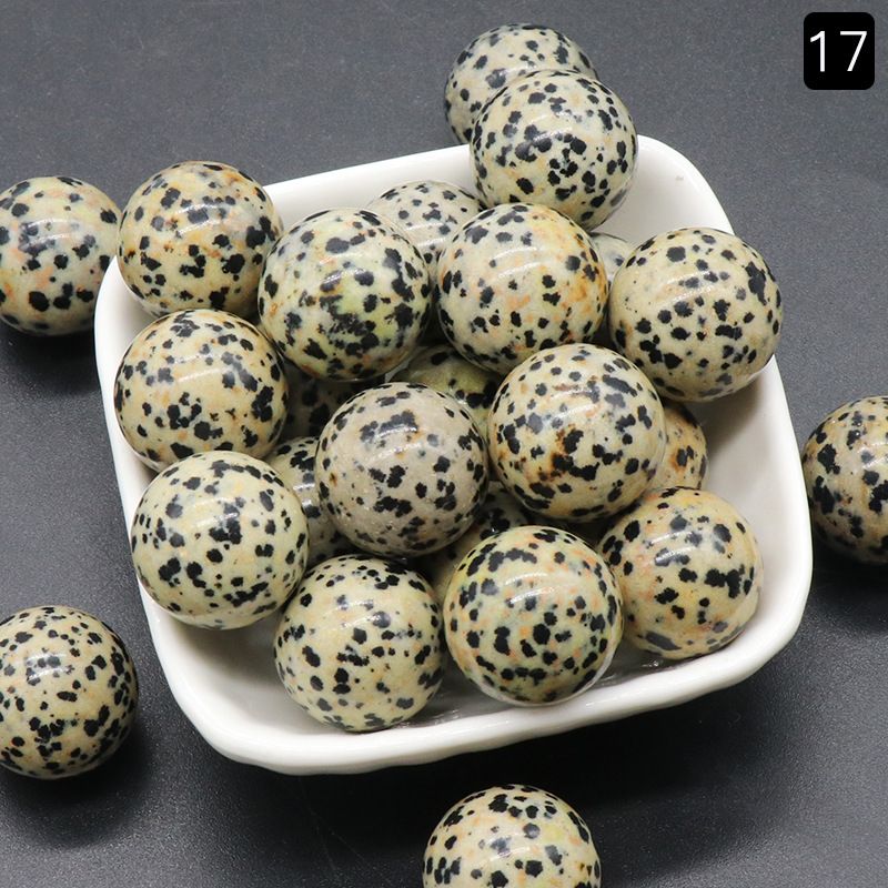 1097Bola não porosa não porosa Bola redonda de 20mm ágata de ametista natural DIY pedra não porosa contas redondas