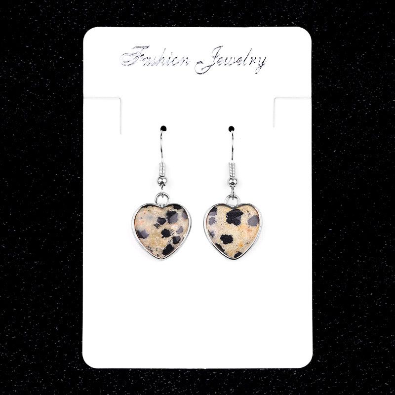 2091-Amethyst agate stone love brincos brincos de pedra preciosa luz luxo