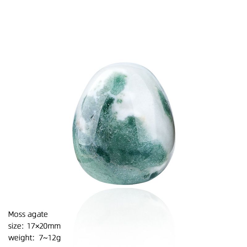 1431 Ovo de pedra de pedra crua em forma de pássaro de cristal natural de 20mm de cristal natural pequeno com ágata da Páscoa esculpida em forma de ovo