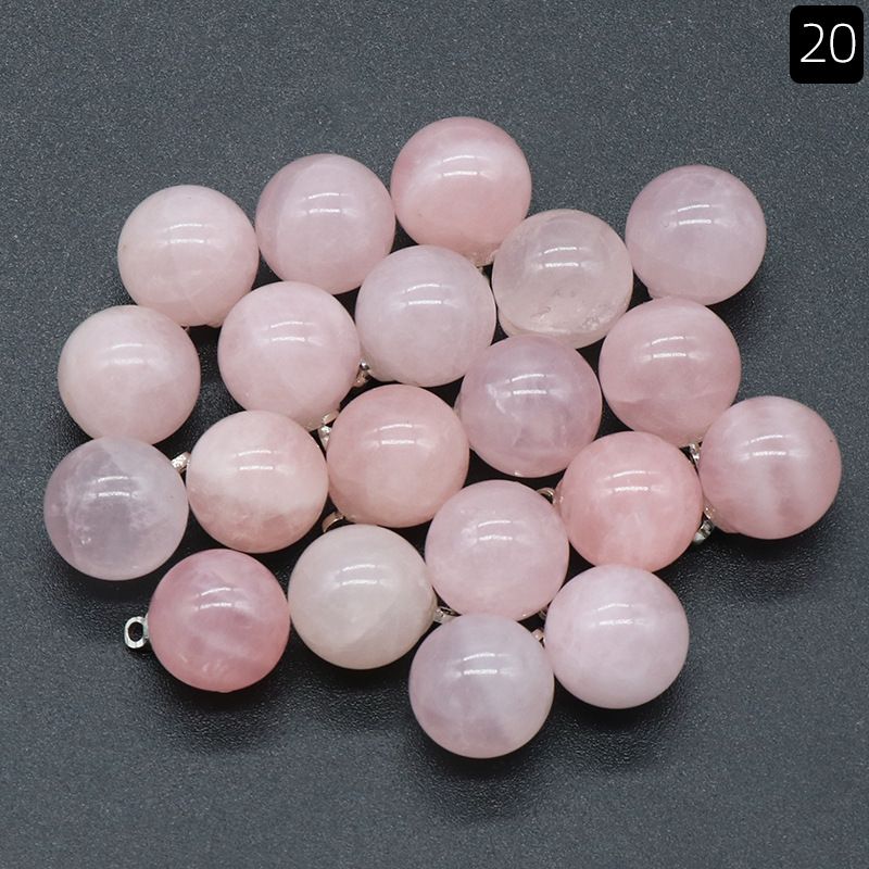1447-12Mm pingente de bola redonda em pó de cristal tigre olho de cristal natural pedra de cristal redonda pingente de acessórios de jóias DIY material