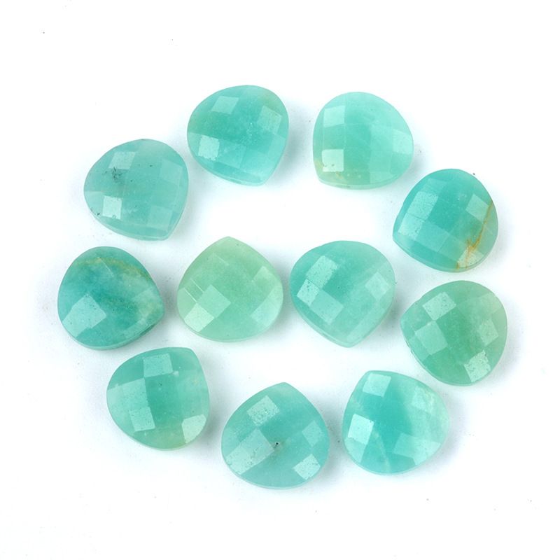 1703-Queda de água triangular buraco horizontal cristal natural corte borda buraco pingente colar DIY brincos jóias pingente acessórios