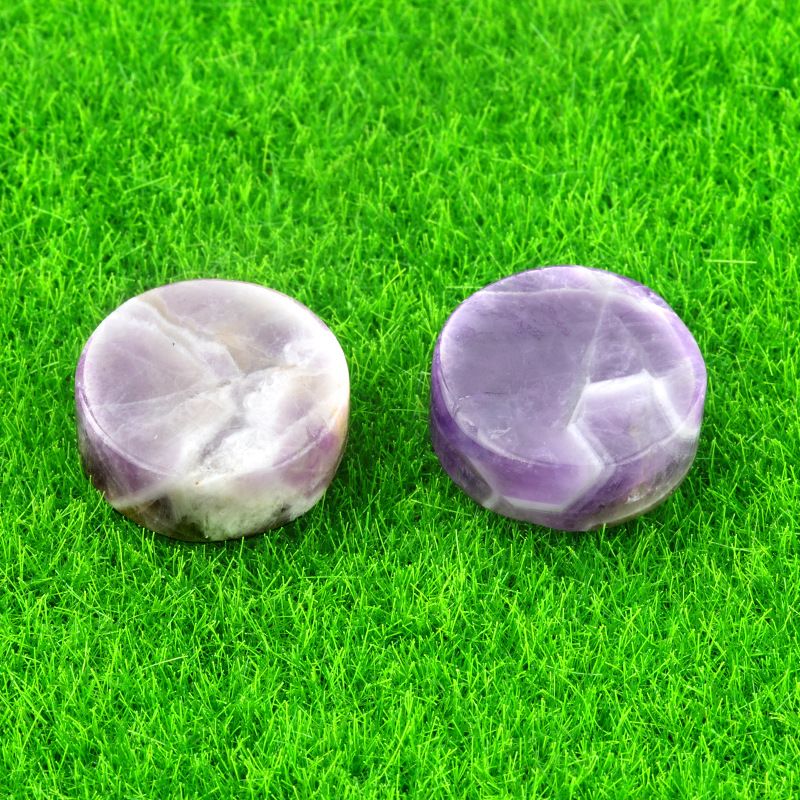 1693-16 ~ 18Mm folha redonda, disco de ágata de cristal natural DIY material de jóias de pedra