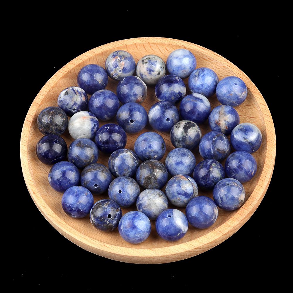 Contas de meio buraco de 1929-12Mm, contas redondas de meio buraco de ágata de cristal contas soltas Brincos de viga DIY acessórios de incrustação Contas de Buda