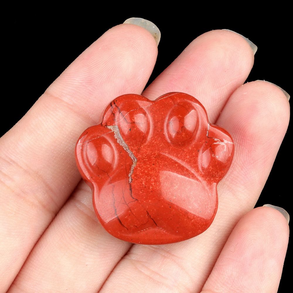 Cristal natural pedra semipreciosa ametista gravada garra de gato urso pata enfeite criativo presente decorativo