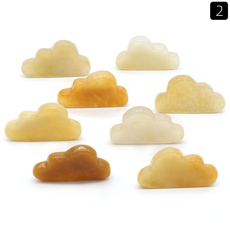 1482-Nuvem de cristal natural pó de cristal branco nuvem solar área de trabalho presente criativo DIY decorativo pequeno ornamento