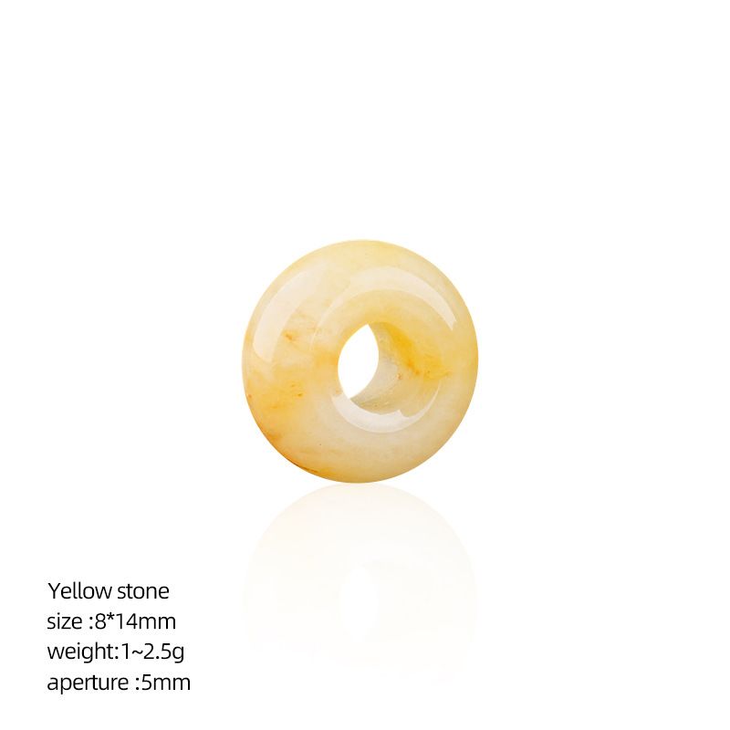 8 * 14Mm grande buraco natural cristal ábaco contas DIY colar colar de roupas de ágata contas soltas contas divisória acessórios de jóias