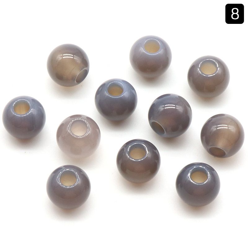 1272-Pedra semipreciosa de cristal natural contas de buraco grande 16mm5mm contas de buraco grande contas soltas acessórios de cristal de ágata DIY