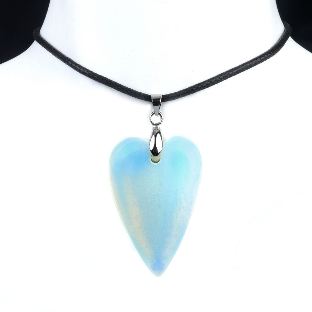 1786-25 * 40Mm grande pingente de amor, cristal natural ágata pedra pêssego coração pingente DIY acessórios de jóias em forma de coração