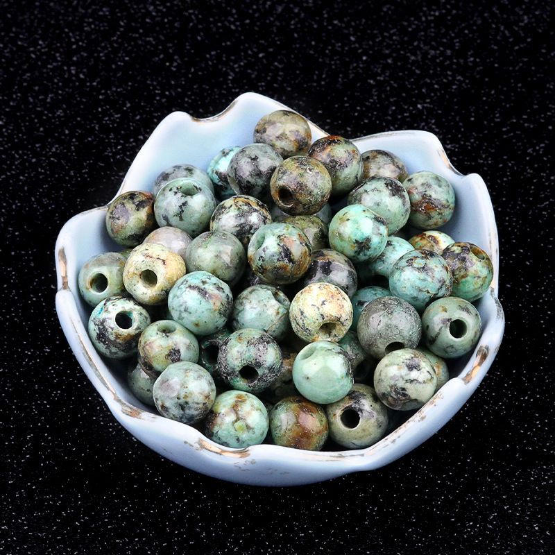 318-Agate cristal de jade 10mm3mm contas largas contas soltas pulseira artesanal DIY colar brincos jóias