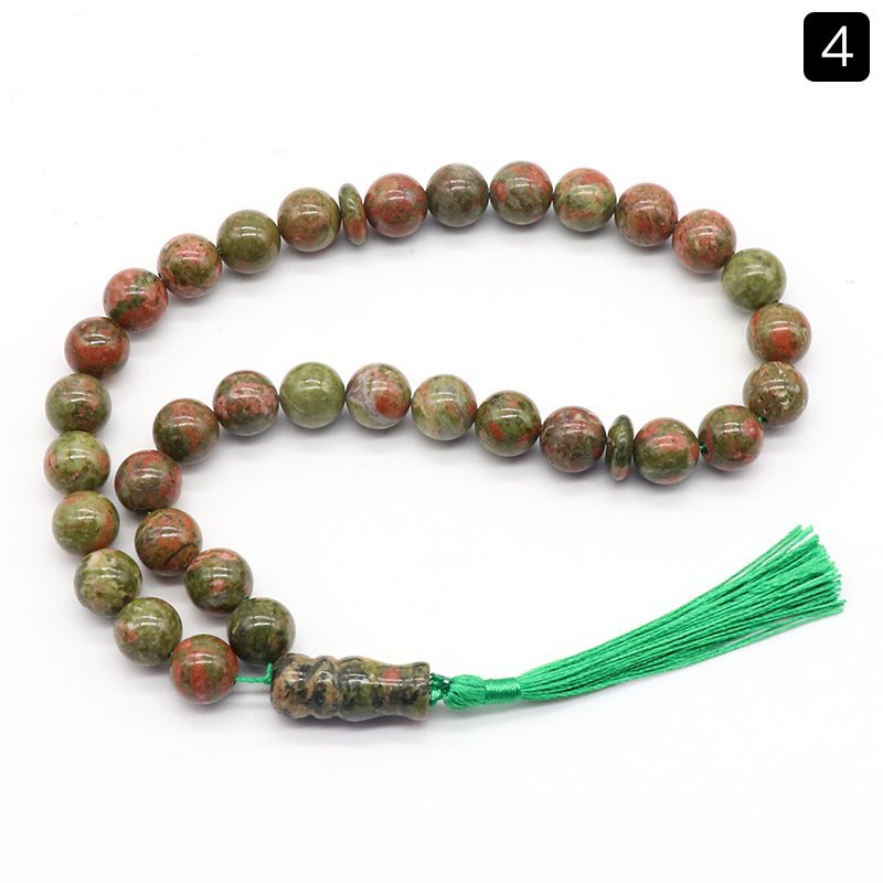 1204-Pulseira de ágata de cristal 33 rosário, jóias de mão, pendurado para carro, pingente de acessórios Wenwan