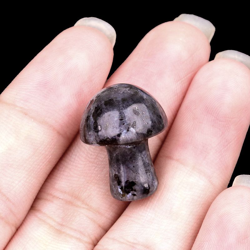 883-Amethyst agate stone mini 2cm pequeno cogumelo DIY micro paisagem Mori paisagismo jardim flor vaso decoração