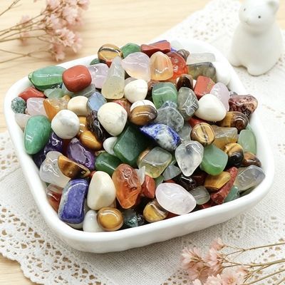 1132-Pedra preciosa de cristal natural cascalho 100g / saco de areia de pedra de mineração infantil materiais de escavação arqueológica