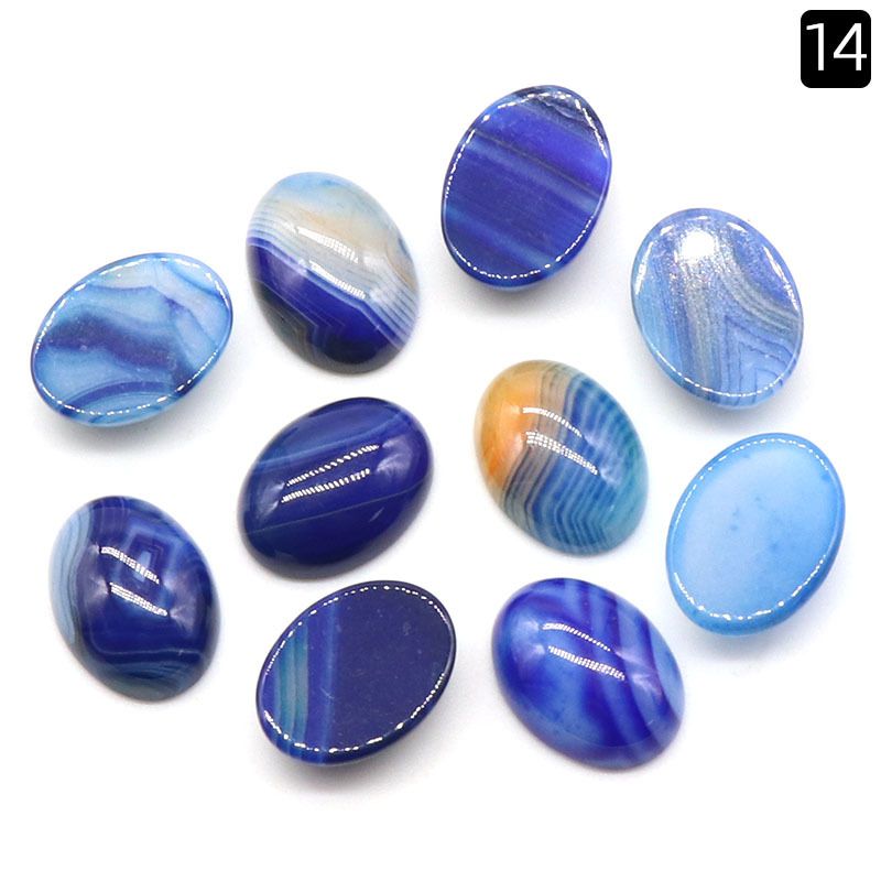1244-15X20 Superfície de anel em forma de ovo, jóias DIY geométricas de cristal incrustadas com acessórios de pedra solta, cristal de morango.