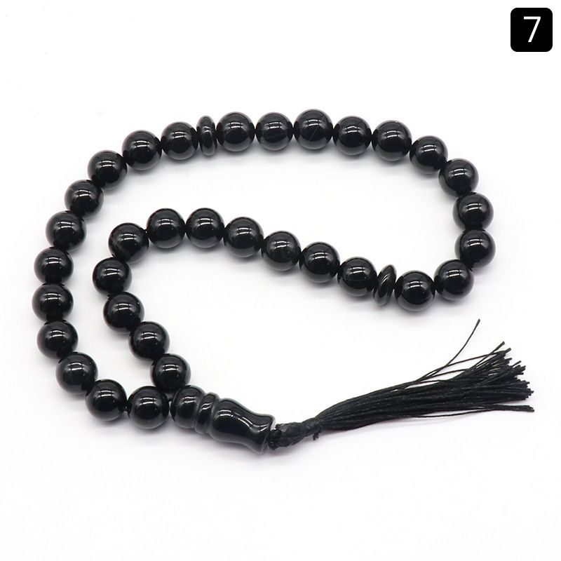 1204-Pulseira de ágata de cristal 33 rosário, jóias de mão, pendurado para carro, pingente de acessórios Wenwan