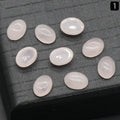 Superfície de anel em forma de ovo 1236-6X8mm, cristal natural de arco único oval geométrico DIY jóias incrustadas com acessórios de pedra solta