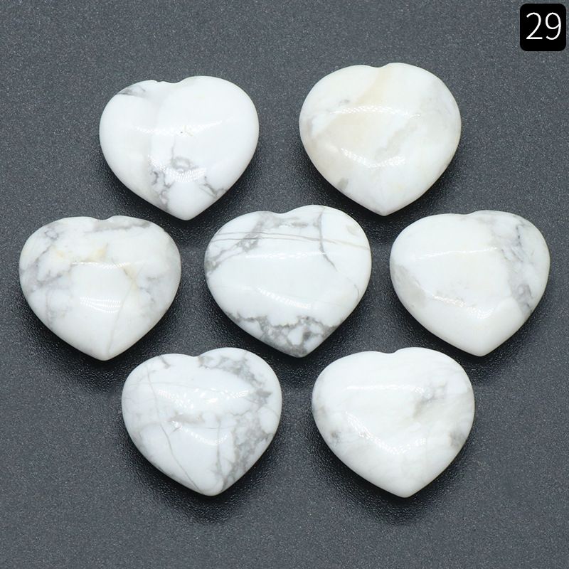 1451 - Pedra de Cristal Natural 20mm Ornamento de Pedra em Forma de Coração Sem Buracos Semi-Precioso Coração de Pêssego Decoração DIY