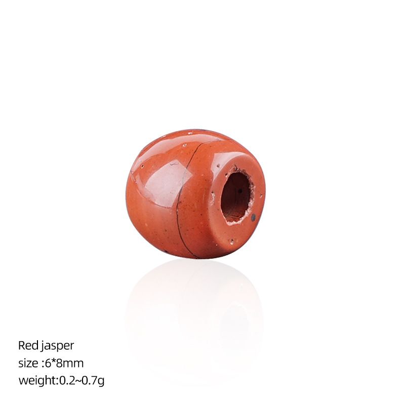 8Mm buraco 3 grande buraco de cristal natural contas soltas DIY pulseira colar jóias ágata contas de roda tigre olho balde contas acessórios