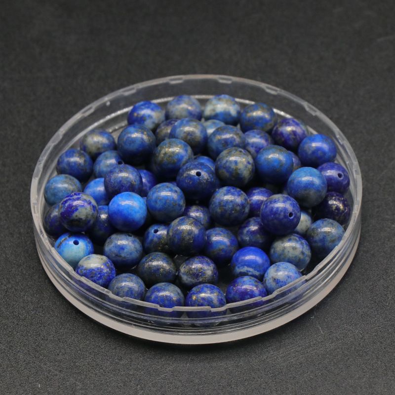 Contas de meio orifício de 1600-8mm, contas redondas de meio orifício de ágata de cristal natural, contas soltas Brincos de viga DIY acessórios de incrustação