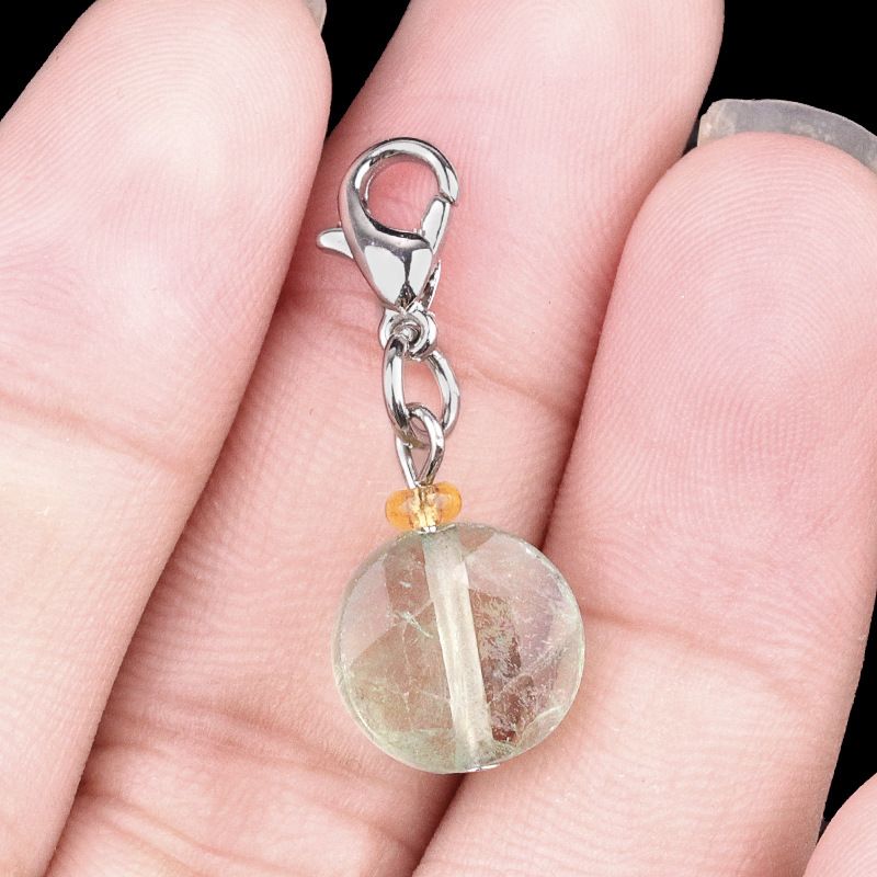 2132-Ágata de cristal natural pedra semi-preciosa seção hexagrama pingente pequeno gotejamento jóias DIY acessórios de jóias