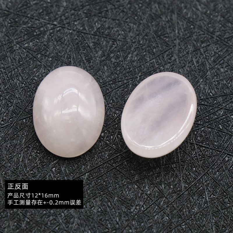 12 * 16Mm de cristal de ágata de superfície de anel de ágata semi-preciosa pedra preciosa remendo oval meia face grampo de cabelo DIY acessórios de jóias