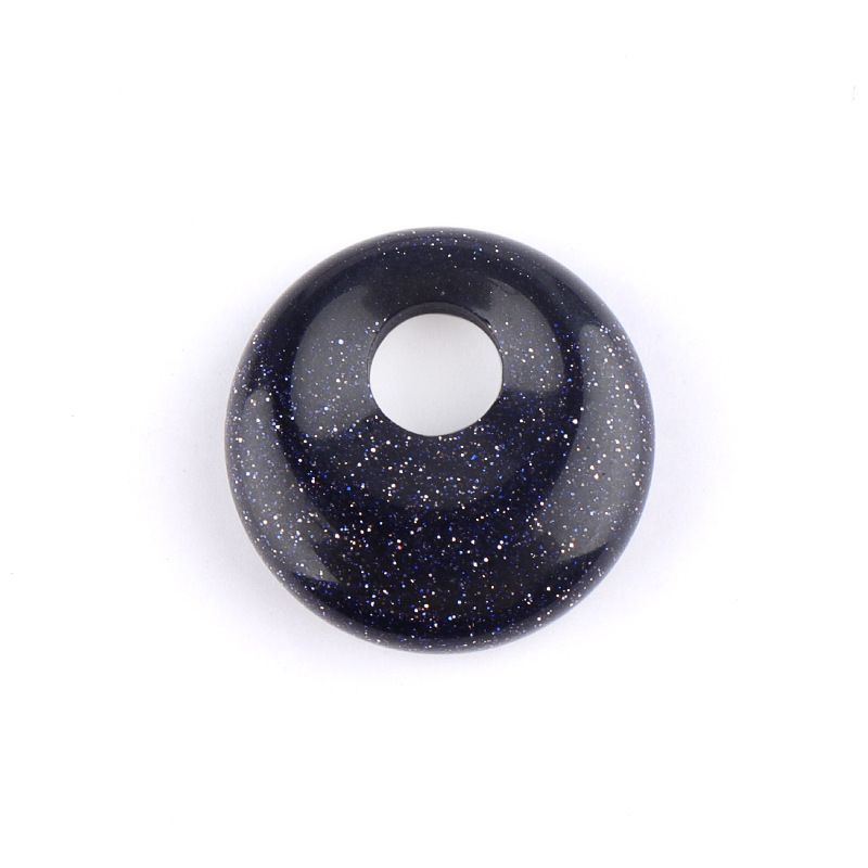 Pingente de fivela de segurança de orifício lateral de ágata de cristal natural de 18mm, colar nostálgico de ametista de orifício lateral de irmão redondo estilo nacional