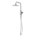 1-spray 8 in. Dual Shower Head and Handheld Shower Head with Waterfall in Chrome