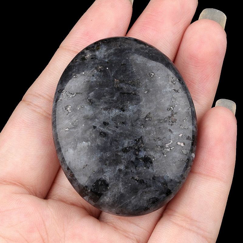 2310-Pedra de sabão de pedra de cristal natural para brincar com 38x48mm pedra de compressão quente oval SPA óleo essencial de massagem pedra