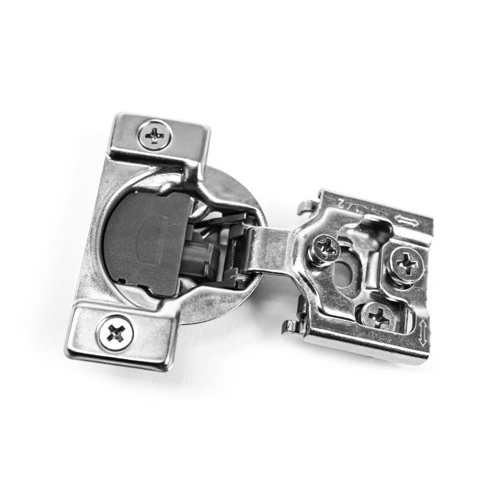 105° 1/2 in. (35 mm) Overlay with Dowel, Soft Close Face Frame Cabinet Hinges with Installation Screws (30-Pairs)