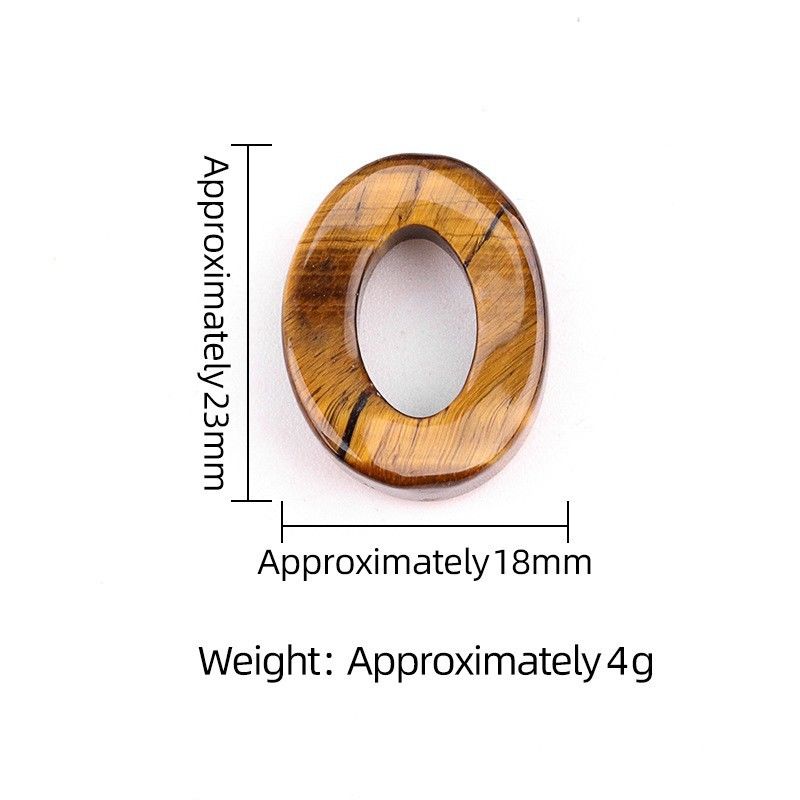 2068-18X23mm círculo de ágata de ametista em forma de botão oval oco colar colar de material de pulseira