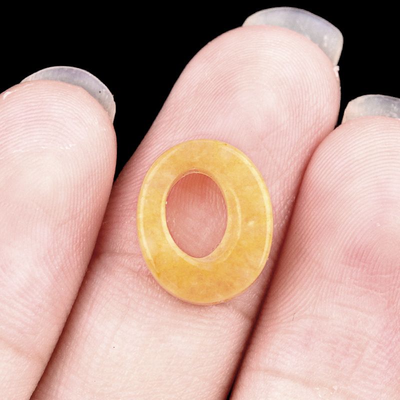 2052-Contas soltas ovais de pedra de cristal natural de ágata de cristal DIY colar pulseira acessórios contas