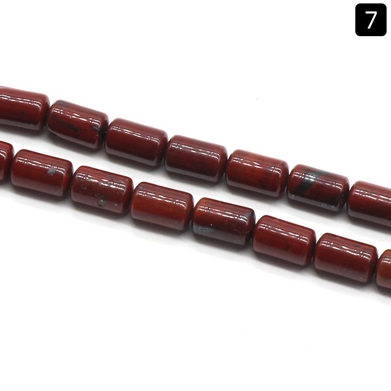 1330-Cristal ágata jade 6 * 10mm cilíndrico solto talão espaçador de tubo redondo talão de balde acessórios DIY vários materiais